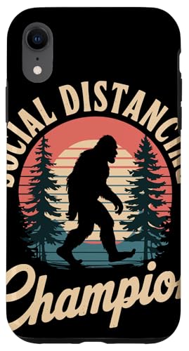 Social Distancing Champion Retro Bigfoot Humor Hülle für iPhone XR Social Distancing Champion Retro Bigfoot Humor Hülle für iPhone XR von Klassisch Sasquatch Krypto Humor