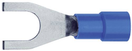 Klauke 630C3 Gabelkabelschuh 1.50mm² 2.50mm² Loch-Ø=3.2mm Teilisoliert Blau von Klauke