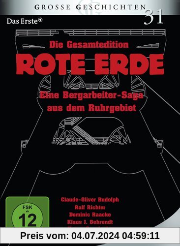 Grosse Geschichten 31: Rote Erde I + II: Die Bergarbeiter-Saga aus dem Ruhrgebiet [7 DVDs] von Klaus Emmerich