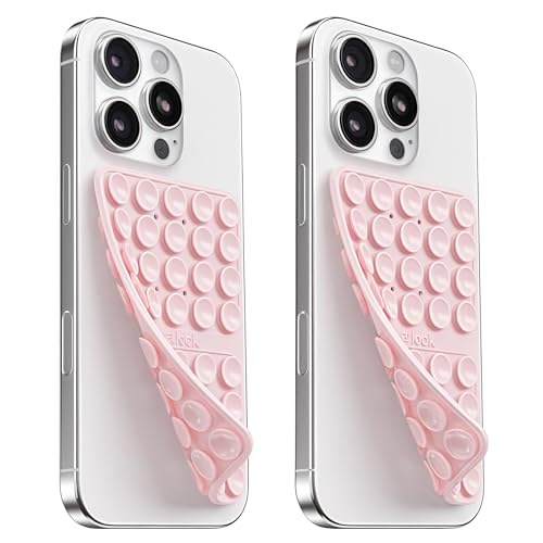 Silikon Handy Saugnapf Halterung Doppelseitig, Freihändig Sticky Silikon Saugnapf Handyhülle für Selfies & Videos, Saugnäpfe Handyhalter für Alle Handy Modelle, Hellrosa & Hellrosa Silikon Handy Saugnapf Halterung Doppelseitig, Freihändig Sticky Silikon Saugnapf Handyhülle für Selfies & Videos, Saugnäpfe Handyhalter für Alle Handy Modelle, Hellrosa & Hellrosa von Klearlook Maximized Clarity!