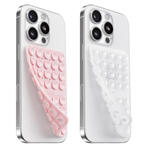 Silikon Handy Saugnapf Halterung Doppelseitig, Freihändig Sticky Silikon Saugnapf Handyhülle für Selfies & Videos, Saugnäpfe Handyhalter für Alle Handy Modelle, Hellrosa & Transparent Silikon Handy Saugnapf Halterung Doppelseitig, Freihändig Sticky Silikon Saugnapf Handyhülle für Selfies & Videos, Saugnäpfe Handyhalter für Alle Handy Modelle, Hellrosa & Transparent von Klearlook Maximized Clarity!