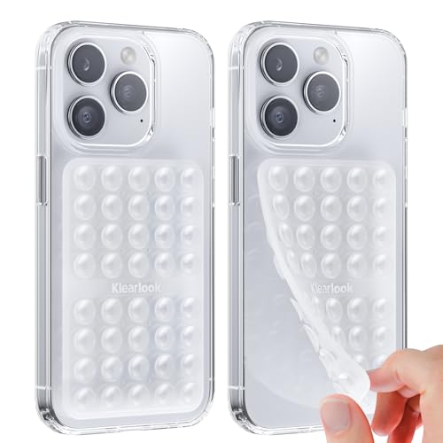Silikon Handy Saugnapf Halterung Doppelseitig, Freihändig Sticky Silikon Saugnapf Handyhülle für Selfies & Videos, Saugnäpfe Handyhalter für Alle Handy Modelle,Transparent & Transparent Silikon Handy Saugnapf Halterung Doppelseitig, Freihändig Sticky Silikon Saugnapf Handyhülle für Selfies & Videos, Saugnäpfe Handyhalter für Alle Handy Modelle,Transparent & Transparent von Klearlook Maximized Clarity!