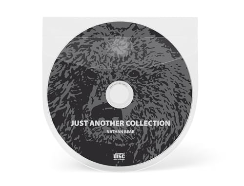CD Hülle selbstklebend | transparent | unten rund,mit Klappe | CD Taschen zum kleben | CD, DVD, Blu-ray (100 Stück) von Kleberino