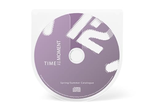 CD Tasche selbstklebend | transparent | unten rund,ohne Klappe | CD Hülle zum kleben | CD, DVD, Blu-ray (100 Stück) von Kleberino