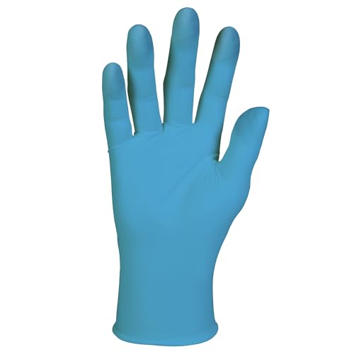 KleenGuard G10 Beidseitig tragbare Nitrilhandschuhe 57372 – Blau, M, 10x100 (1.000 Handschuhe) von KleenGuard