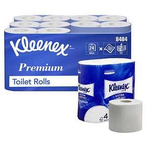 Kleenex® Toilettenpapier Premium 4-lagig, 24 Rollen von Kleenex®