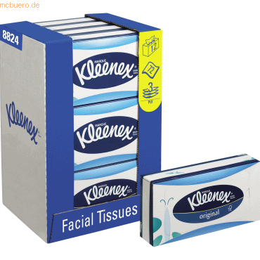 Kleenex Kosmetiktuch 8824 3-lagig 12x72 Stück von Kleenex