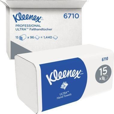 Kleenex Papierhandtuch Ultra Super Soft 6710 weiß 15x96Bl./Pack. 446223601 Kleenex Papierhandtuch Ultra Super Soft 6710 weiß 15x96Bl./Pack. 446223601 von Kleenex