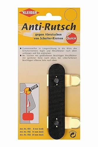 Kleiber 20 mm Antirutschsticker für Schulterriemen, schwarz von Kleiber