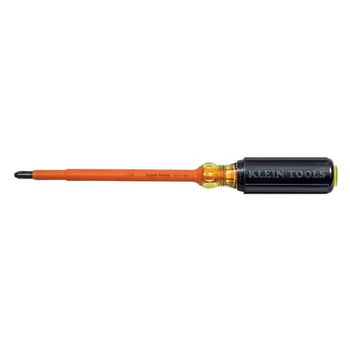 Klein Tools 6337INS Isolierter Schraubendreher, #3 Phillips, 17,8 cm runder Schaft, hergestellt in den USA Klein Tools 6337INS Isolierter Schraubendreher, #3 Phillips, 17,8 cm runder Schaft, hergestellt in den USA von Klein Tools