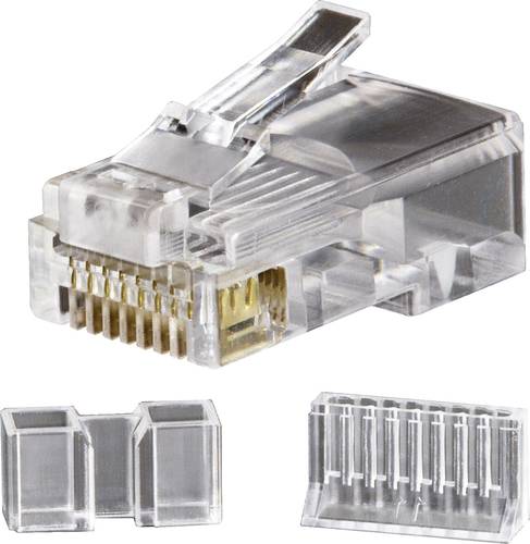 Klein Tools VDV826-603 Modular-Datenstecker RJ45 CAT6 VDV826-603 Polzahl 8P8C Transparent 1St. von Klein Tools