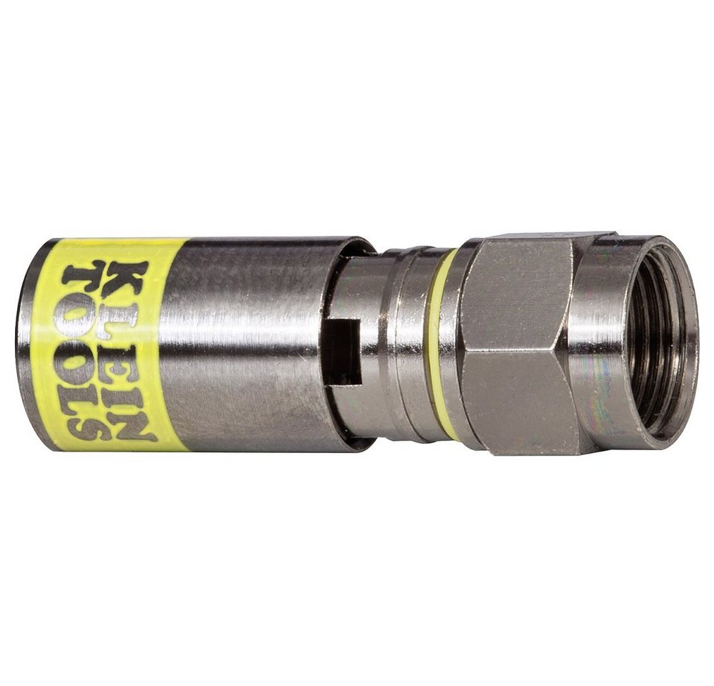 Klein Klein Tools VDV812-606 F-Stecker Kompression Anschlüsse: F-Stecker 10 SAT-Kabel von Klein