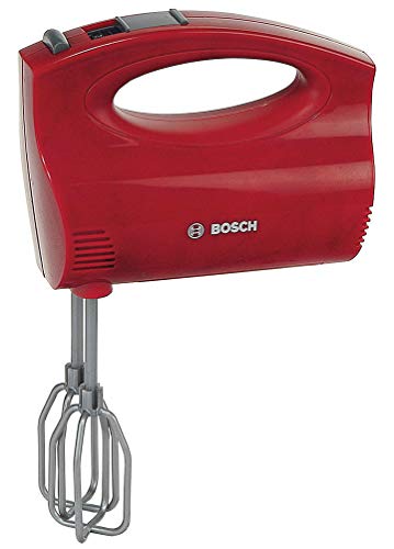 Klein Theo Bosch Handmixer | Batteriebetriebene Mixer mit Sich drehenden Quirls | Maße: 19 cm x 7 cm x 12 cm | Spielzeug für Kinder ab 3 Jahren von Klein