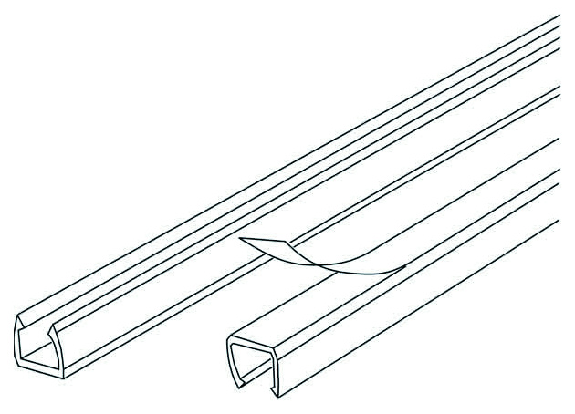 Kleinhuis LC57 MINI-KANAL 7,5X9,5 transparent von Kleinhuis