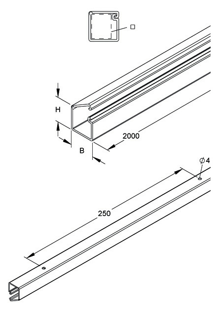 Kleinhuis LCD96.3 LCD-Minikanal 12.5X13mm von Kleinhuis