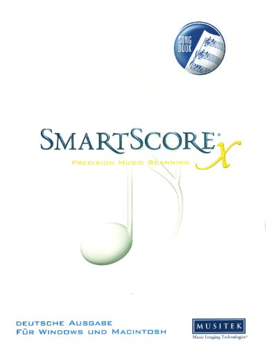 SmartScore X Songbook Edition, 1 CD-ROM Precision Music Scanning. Dtsch. Ausg. für Windows 2000/NT/ME/XP/Vista oder MacOS X ab 10.2x von Klemm