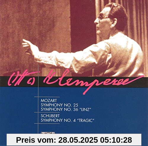 Mozart,Schubert: Sinfonien 25/36 und 4 von Klemperer