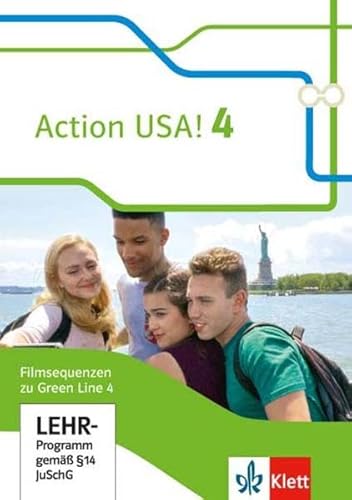 Green Line 4 Action USA!: Filmsequenzen zu Green Line 4 auf DVD Klasse 8 von Klett Ernst /Schulbuch