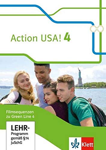 Green Line 4 Action USA!: Filmsequenzen zu Green Line 4 auf DVD Klasse 8 von Klett Ernst /Schulbuch