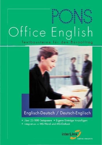 PONS Office English, 1 CD-ROM Textbausteine für den Büroalltag. Englisch-Deutsch / Deutsch-Englisch von Klett Verlag