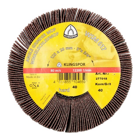 Klingspor Wsm 617 Schleifmopr? Der Ls 309 X, 115 X 20 Mm Korn Klingspor Wsm 617 Schleifmopr? Der Ls 309 X, 115 X 20 Mm Korn von Klingspor