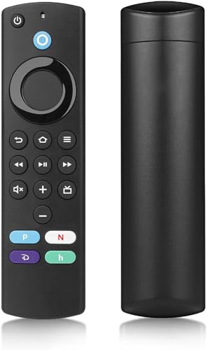 Fernbedienung für Fire TV mit Sprachfunktion, voll kompatibles Ersatzfernbedienung, Smart Fire TV Stick 4K MAX L5B83G Alexa 3. Generation von Klink