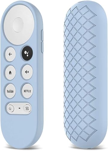 Silikonhülle für Google Chromecast 4K/HD-Fernbedienung, ultradünn und rutschfest, Fall- und Stoßschutz, kompatibel mit Google TV Fernbedienung (2020/2022) von Klink