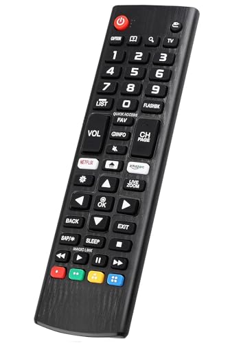 Universal-Fernbedienung für LG Smart TV AKB75095308 AKB74915324, kompatibel mit allen LG TV-Fernbedienung, Ersatz von Klink