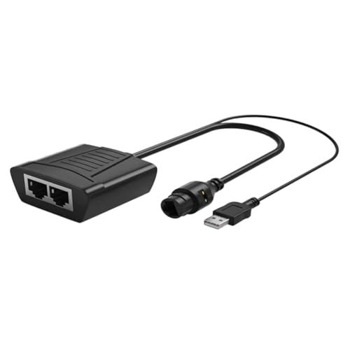 Kliplinc RJ45-Splitter 1 auf 2 Ethernet-Adapter, Kompatibel mit Cat5, Cat5E, Netzwerkkabel-Verl?ngerung f¨¹r Router, Laptop, Langlebig, Einfach zu Bedienen (Weiblich) von Kliplinc