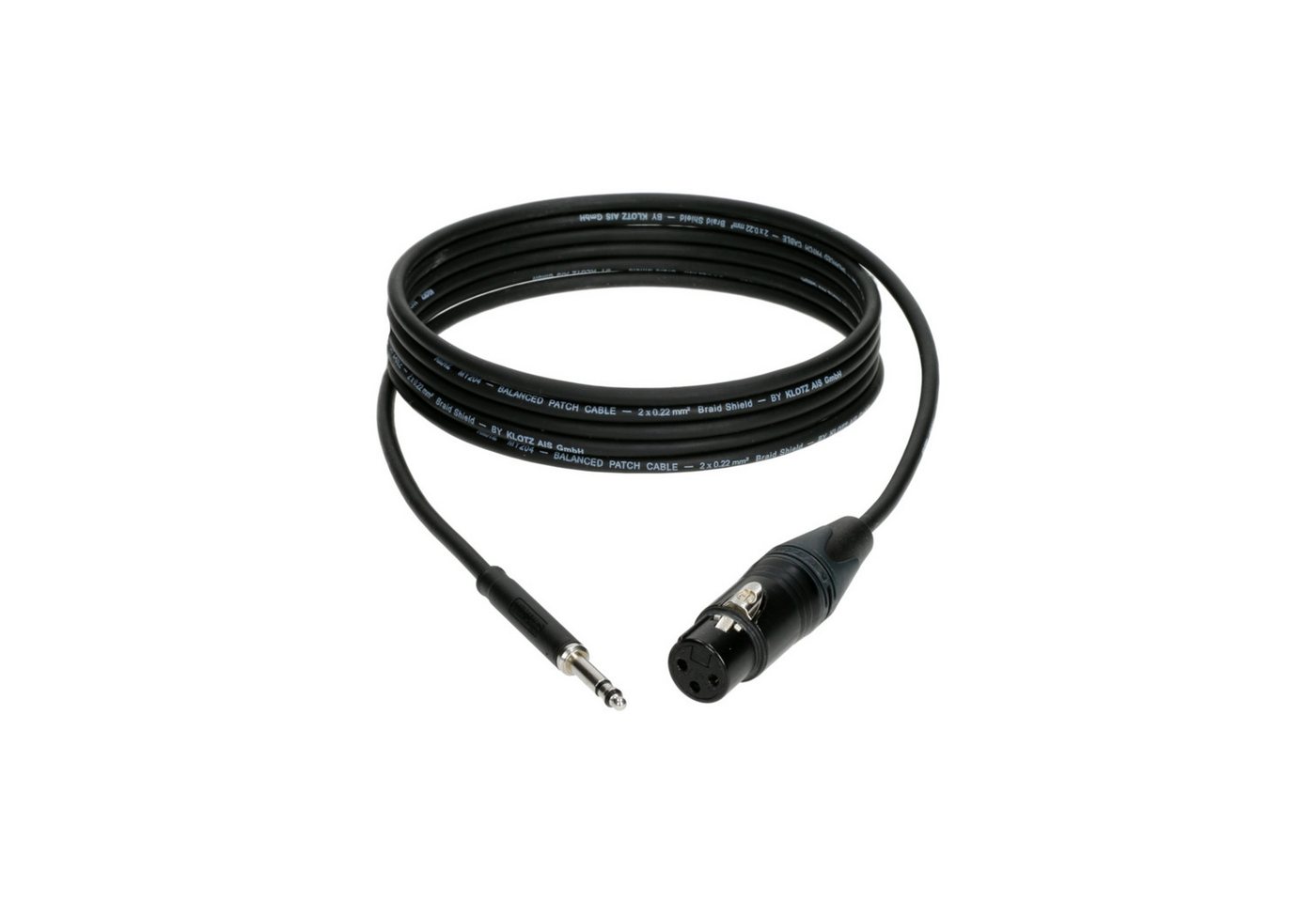 Klotz Cables Audio-Kabel, M4TF1-0300 Patchkabel 3 m - Stereo Patchkabel Klotz Cables Audio-Kabel, M4TF1-0300 Patchkabel 3 m - Stereo Patchkabel von Klotz Cables
