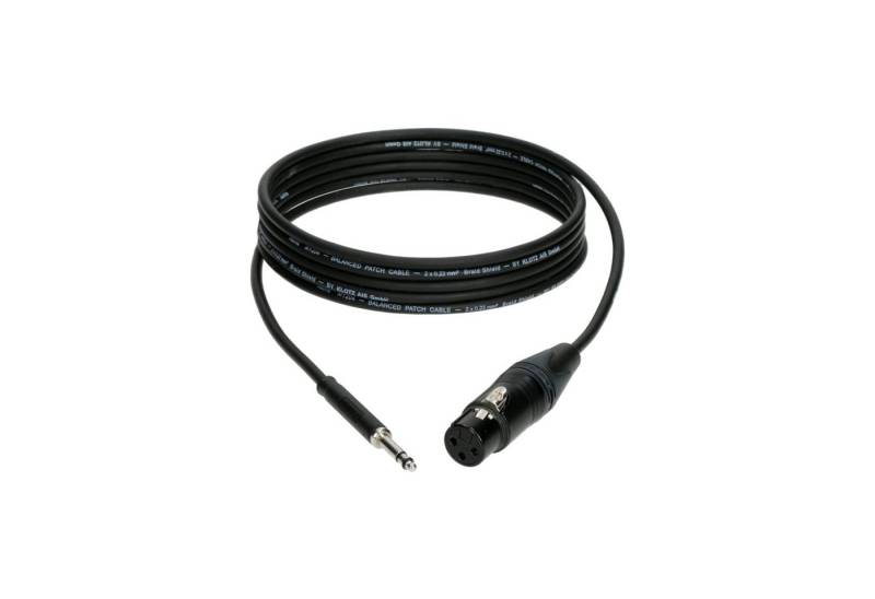 Klotz Cables Audio-Kabel, M4TF1-0300 Patchkabel 3 m - Stereo Patchkabel von Klotz Cables