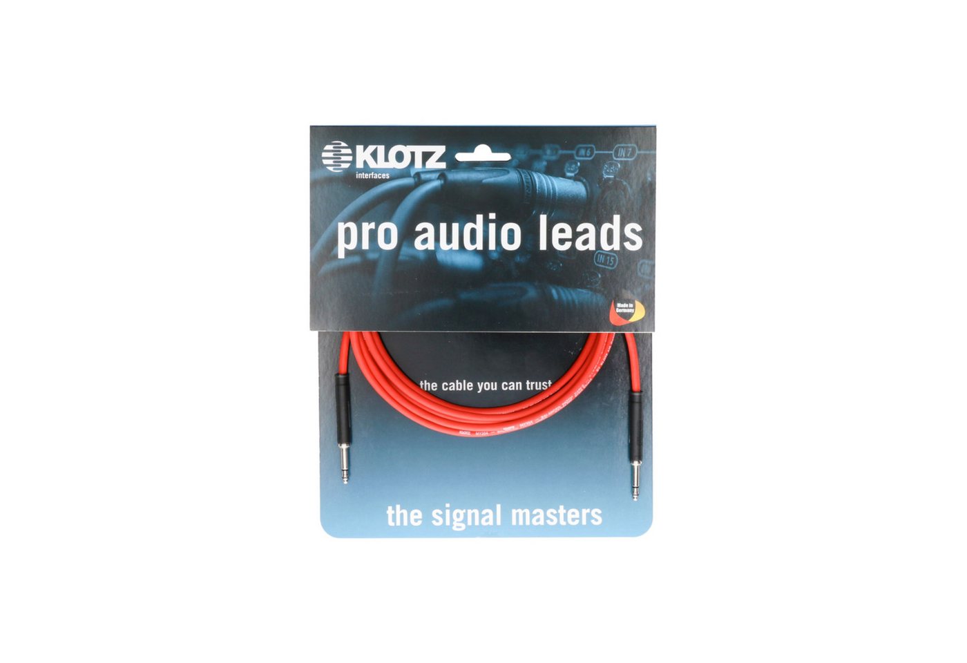 Klotz Cables Audio-Kabel, M4TT3-0060 Patchkabel stereo 0,6 m - Stereo Patchkabel Klotz Cables Audio-Kabel, M4TT3-0060 Patchkabel stereo 0,6 m - Stereo Patchkabel von Klotz Cables