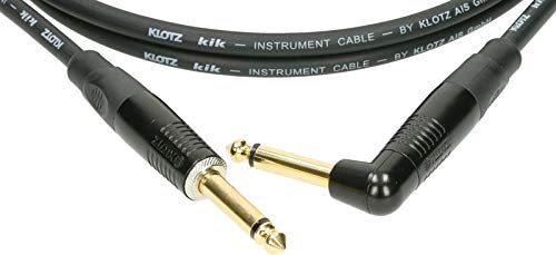 KIKKG pro instrumenten kabel mit metall klinke von KLOTZ (1,5, schwarz) von Klotz