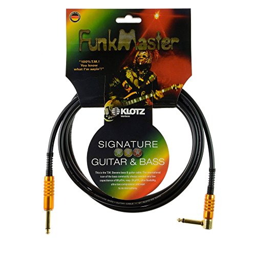 KLOTZ FunkMaster high end gitarren- & bass kabel (gerade - gewinkelt) (3,0) von Klotz