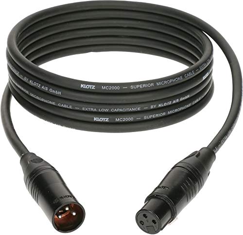 KLOTZ M2 high end Mikrofonkabel, schwarz, XLR female XLR male von KLOTZ (10m) von Klotz