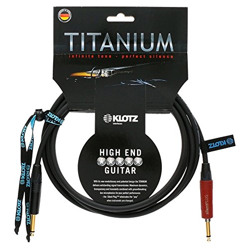 KLOTZ TITANIUM supreme gitarren kabel mit Silentplug (4,5) von Klotz