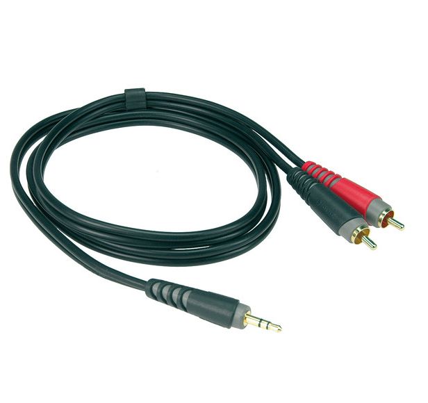 Klotz 1x Mini Klinke 3p. - 2x Cinch Stecker / AY7 6,0m Klotz 1x Mini Klinke 3p. - 2x Cinch Stecker / AY7 6,0m von Klotz