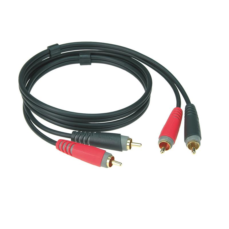 Klotz 2x Cinch Stecker - 2x Cinch Stecker, AT-CC, 3m Klotz 2x Cinch Stecker - 2x Cinch Stecker, AT-CC, 3m von Klotz
