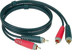 Klotz 2x Cinch Stecker - 2x Cinch Stecker, gewinkelt, AT-CCA, 3m Klotz 2x Cinch Stecker - 2x Cinch Stecker, gewinkelt, AT-CCA, 3m von Klotz