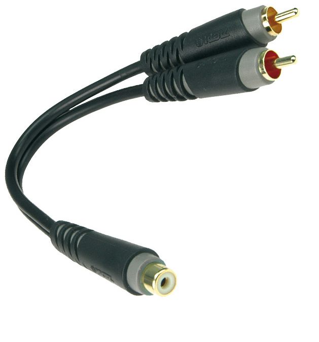 Klotz AYU-8 1x Cinch Buchse - 2x Cinch Stecker Adapterkabel von Klotz