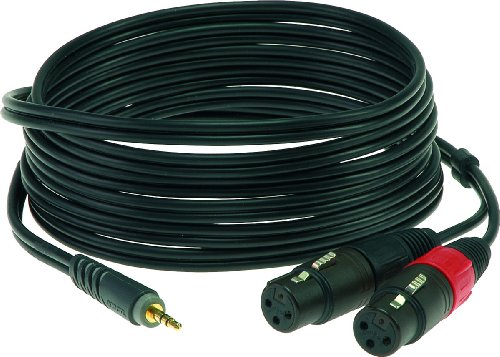 Klotz Adapter aller Art AY8-0100 Mobile Aufnahme in Y-Kabel, Schwarz, 1 m Klotz Adapter aller Art AY8-0100 Mobile Aufnahme in Y-Kabel, Schwarz, 1 m von Klotz