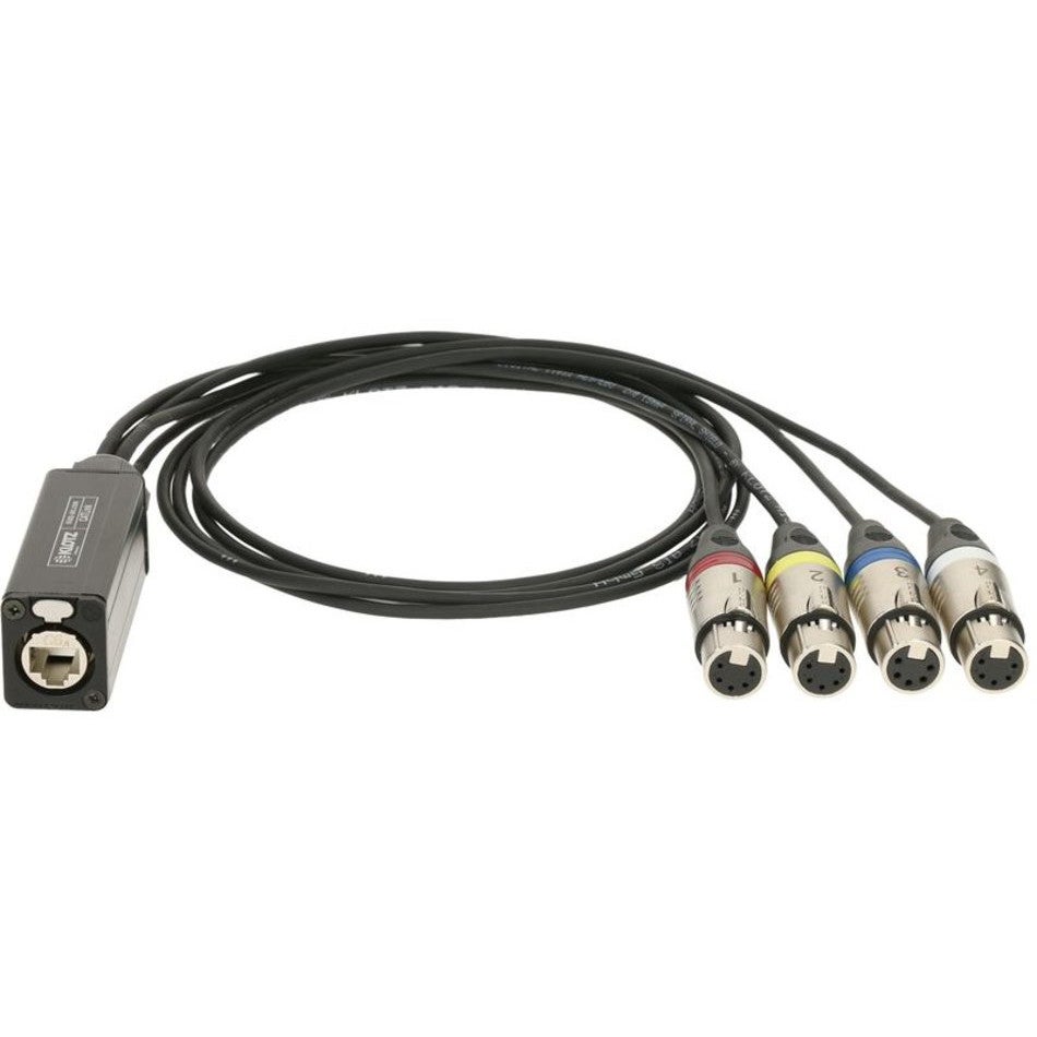 Klotz CLDMX-MINI04 CATLink 4-Channel EtherCON to 5p female DMX XLR Adapter Klotz CLDMX-MINI04 CATLink 4-Channel EtherCON to 5p female DMX XLR Adapter von Klotz