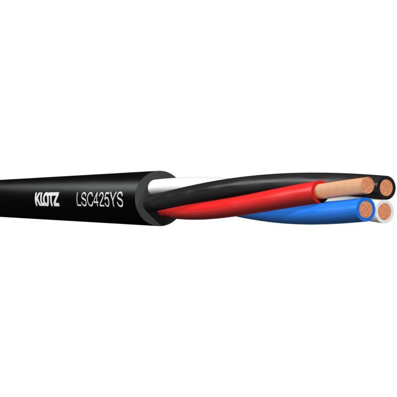 Klotz LSC425YS.100 Multicore-Lautsprecherkabel, 100 Meter von Klotz