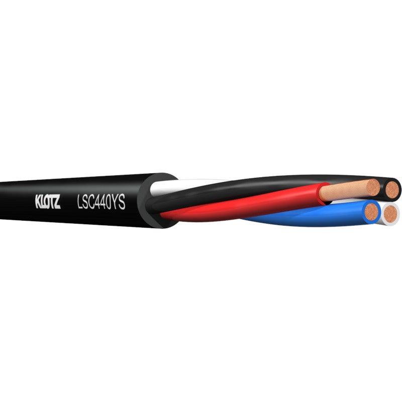 Klotz LSC440YS.100 Multi-Core Speaker Cable (100m / 4x4mm²) von Klotz