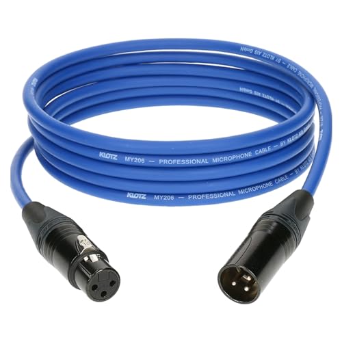 Klotz M1FM2N1000 Mikrofonkabel blau 10 m - Mikrofonkabel von Klotz