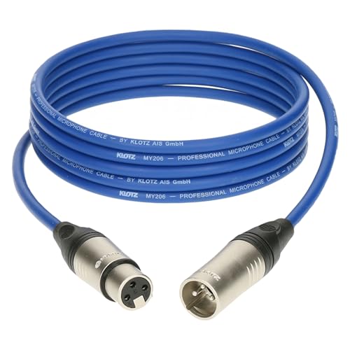 Klotz M1K2FM1000 Mikrofonkabel blau 10 m - Mikrofonkabel Klotz M1K2FM1000 Mikrofonkabel blau 10 m - Mikrofonkabel von Klotz