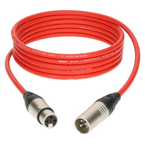 Klotz M1K3FM0750 Mikrofonkabel rot 7,5 m - Mikrofonkabel Klotz M1K3FM0750 Mikrofonkabel rot 7,5 m - Mikrofonkabel von Klotz