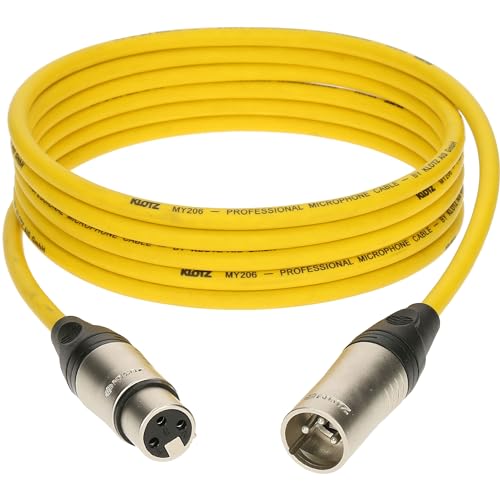 Klotz M1K5FM0300 Mikrofonkabel gelb 3 m - Mikrofonkabel von Klotz