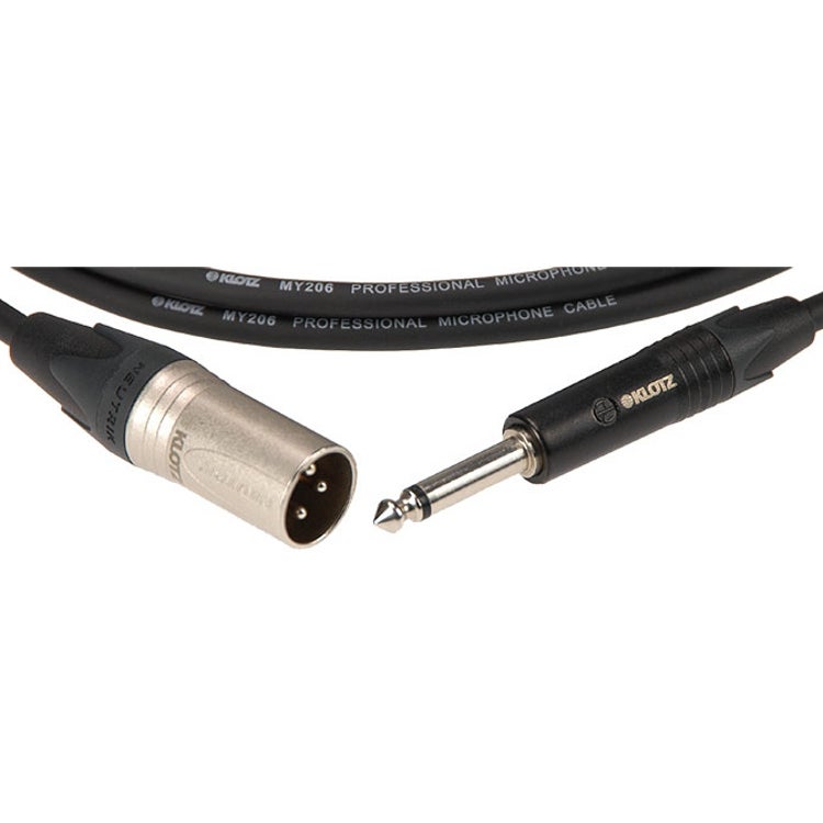 Klotz M1MP1N0300 Neutrik XLR (3-polig) - 6,3 mm Mono-Klinke-Signalkabel, 3 m von Klotz