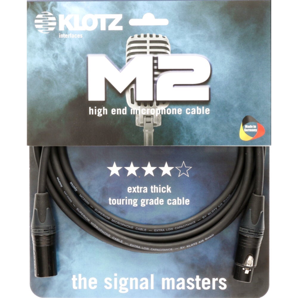 Klotz M2FM1-0500 Neutrik XLR 3polig - XLR 3polig Mikrofonkabel, 5 Meter Klotz M2FM1-0500 Neutrik XLR 3polig - XLR 3polig Mikrofonkabel, 5 Meter von Klotz